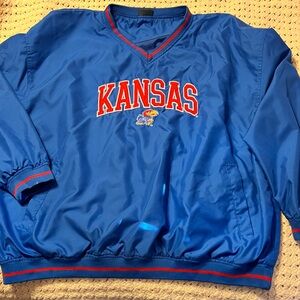 Proedge Kansas University Pullover Windbreaker Jacket